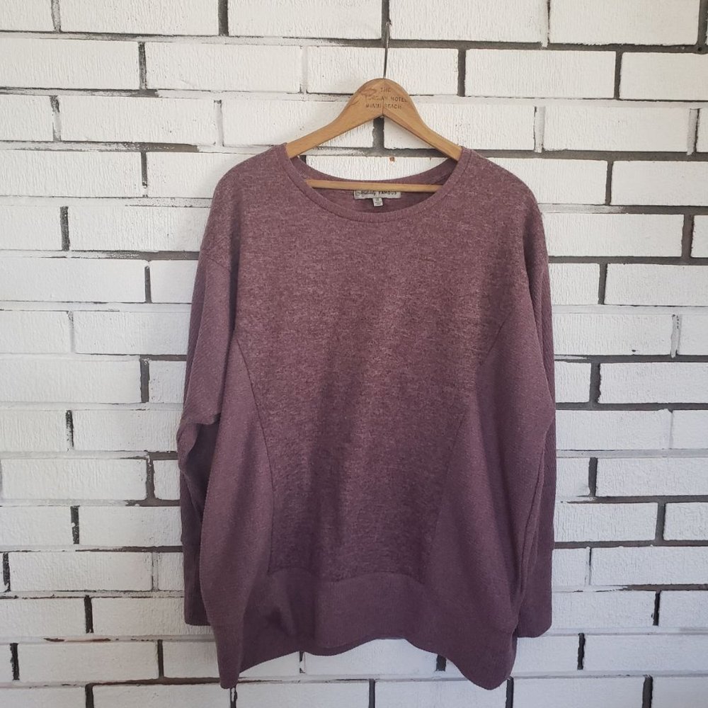 🌻 5/25 Absolutely Famous Purple Sweater 1X
